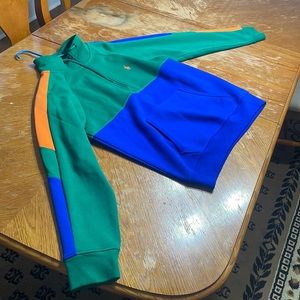 Green Multi-Collared Polo Jacket